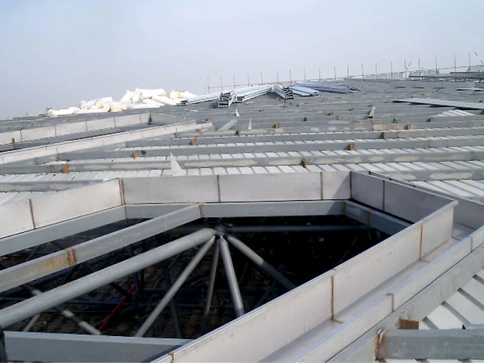 浦东安吉县体育馆网架